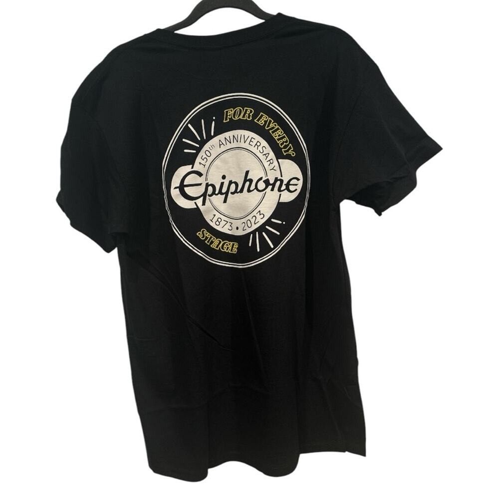 Gibson Epiphone Black Graphic T-Shirt 150th Anniversary NWOT 2XL